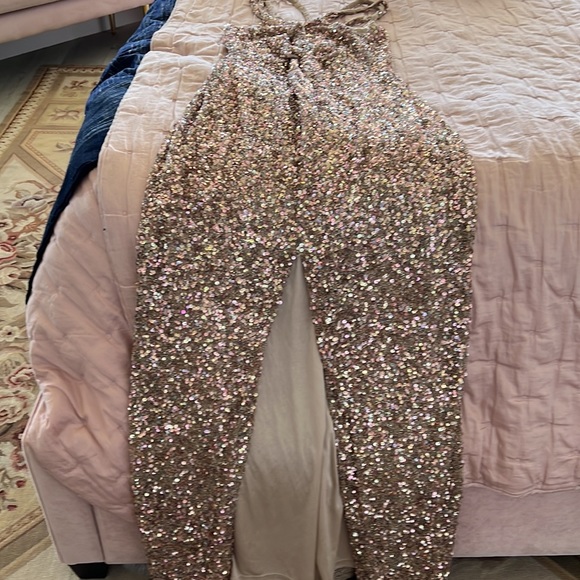 Parker black label sequined evening gown - Picture 2 of 6